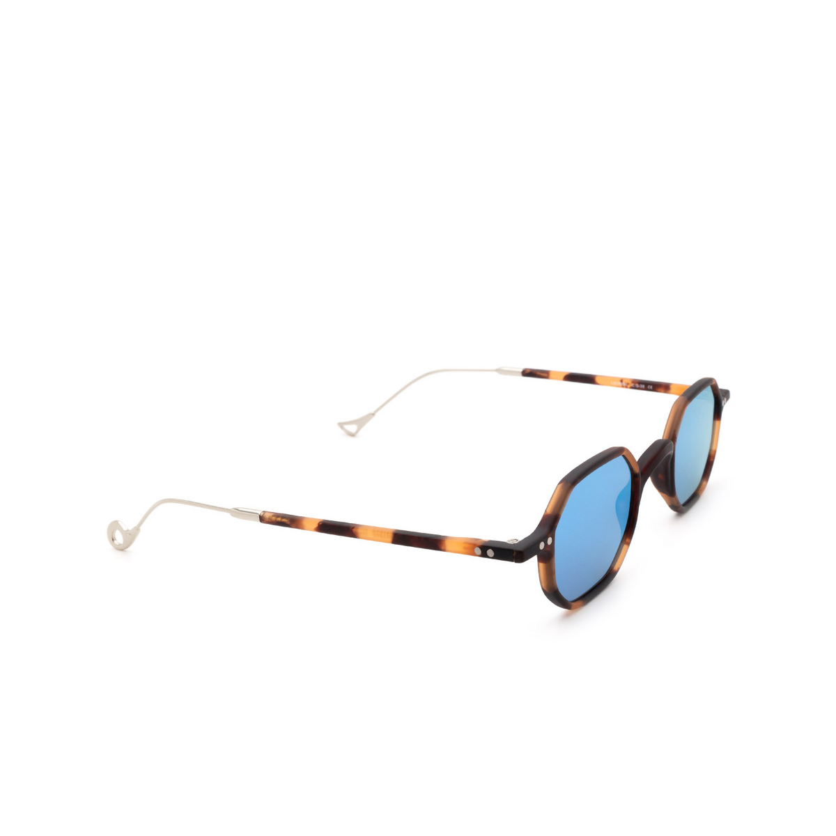 Eyepetizer LAUREN Sunglasses C.G-38 Matte Dark Havana - three-quarters view