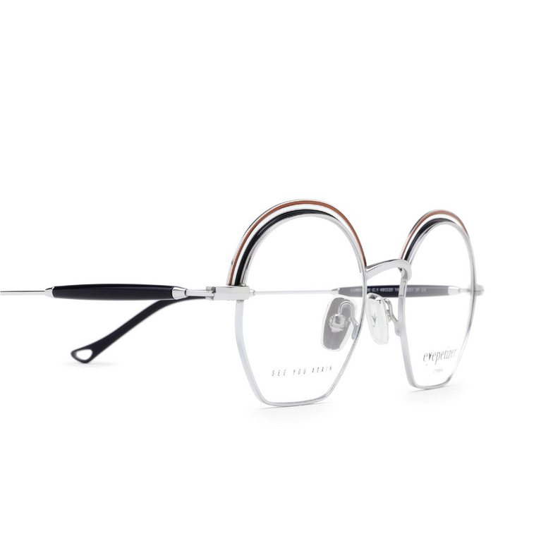 Eyepetizer LUMIERE Eyeglasses C.1 blue and silver - 3/4