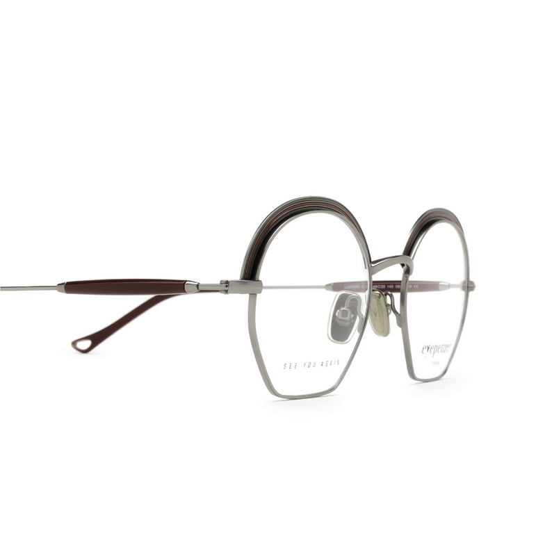 Eyepetizer LUMIERE Eyeglasses C.3 bordeaux and gun - 3/4