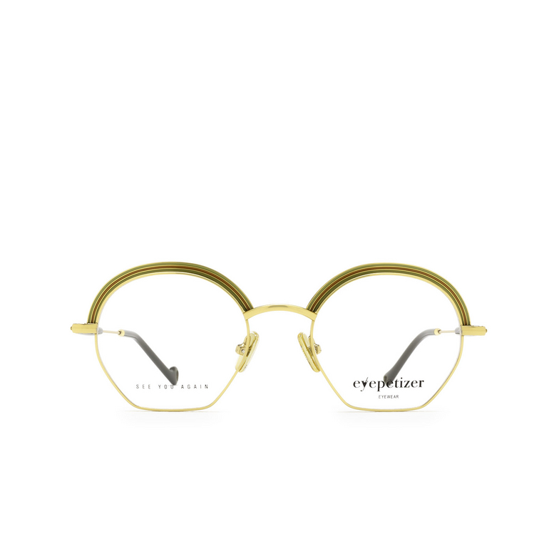 Gafas graduadas Eyepetizer LUMIERE C.4 green and gold - 1/4