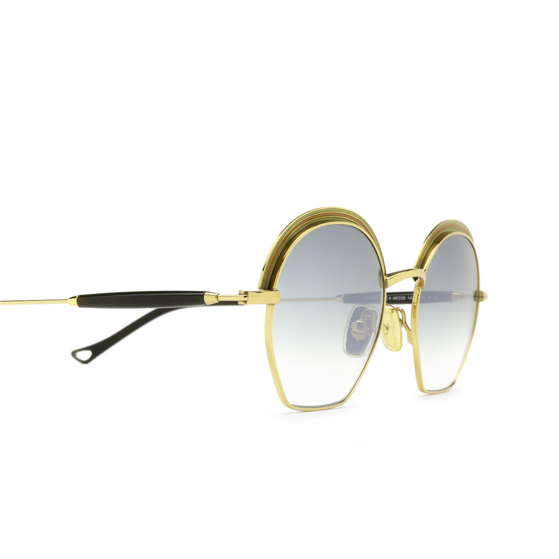 Eyepetizer LUMIERE Sunglasses C.4-25F green and gold - 3/4