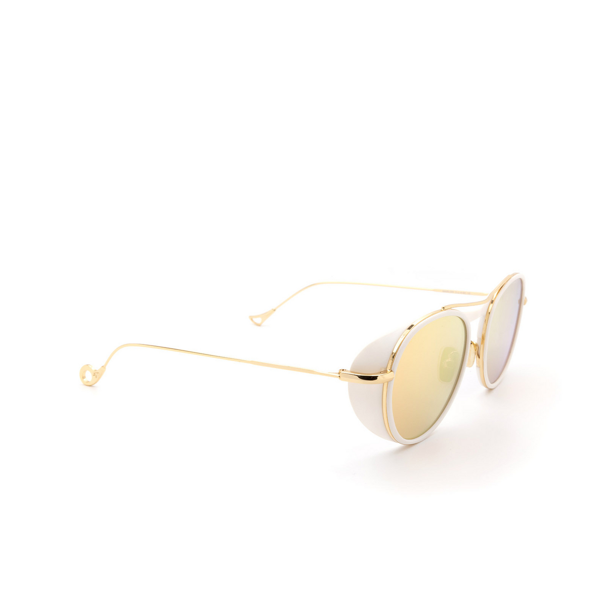 Eyepetizer MARLON Sunglasses C.L-4-8C Matte White - three-quarters view