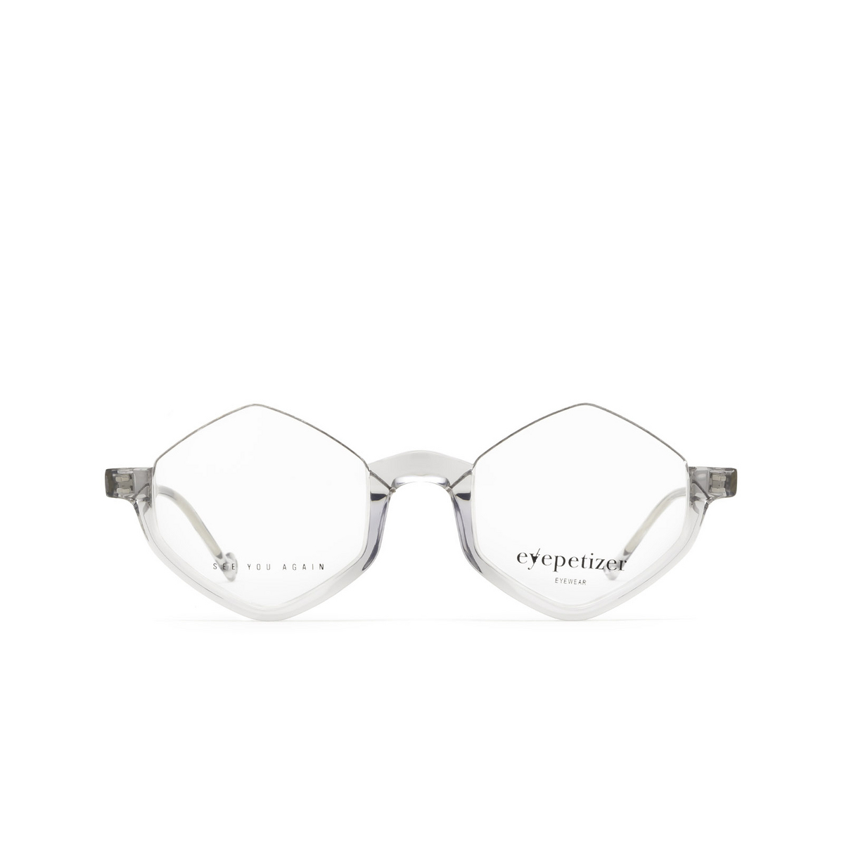 Eyepetizer® Irregular Eyeglasses: Ondine color Grey C.h/h - front view.