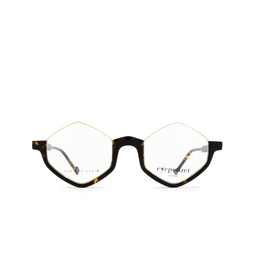 Eyepetizer® Irregular Eyeglasses: Ondine color Dark Havana C.i.