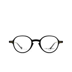Eyepetizer® Round Eyeglasses: Onze color Black C.4-A.