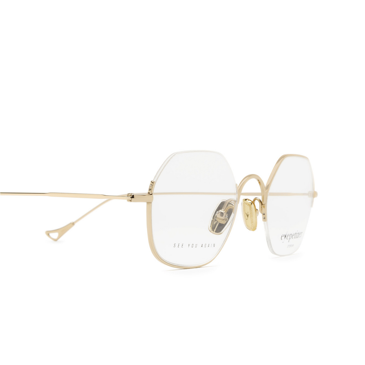 Eyepetizer® Irregular Eyeglasses: Ottagono color Rose Gold C.9 - 3/3.