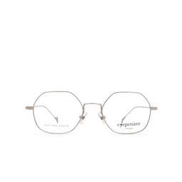 Eyepetizer® Irregular Eyeglasses: Paul color Matte Silver C 1-OP.