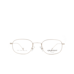 Eyepetizer® Oval Eyeglasses: Philippe color Matte Silver C 1-OP.