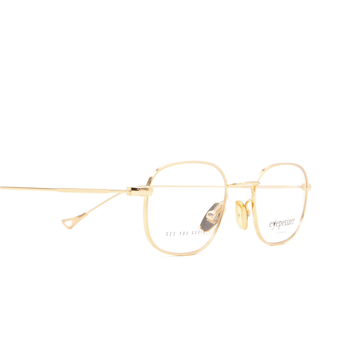 Eyepetizer® Oval Eyeglasses: Philippe color Gold C 4 - product thumbnail 3/3.