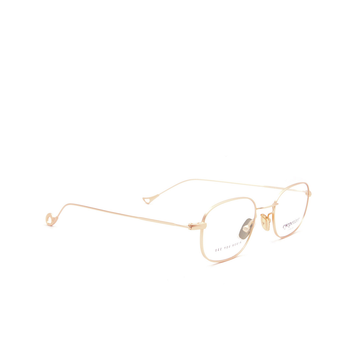 Eyepetizer PHILIPPE Eyeglasses C 4-OP Matte Gold - three-quarters view