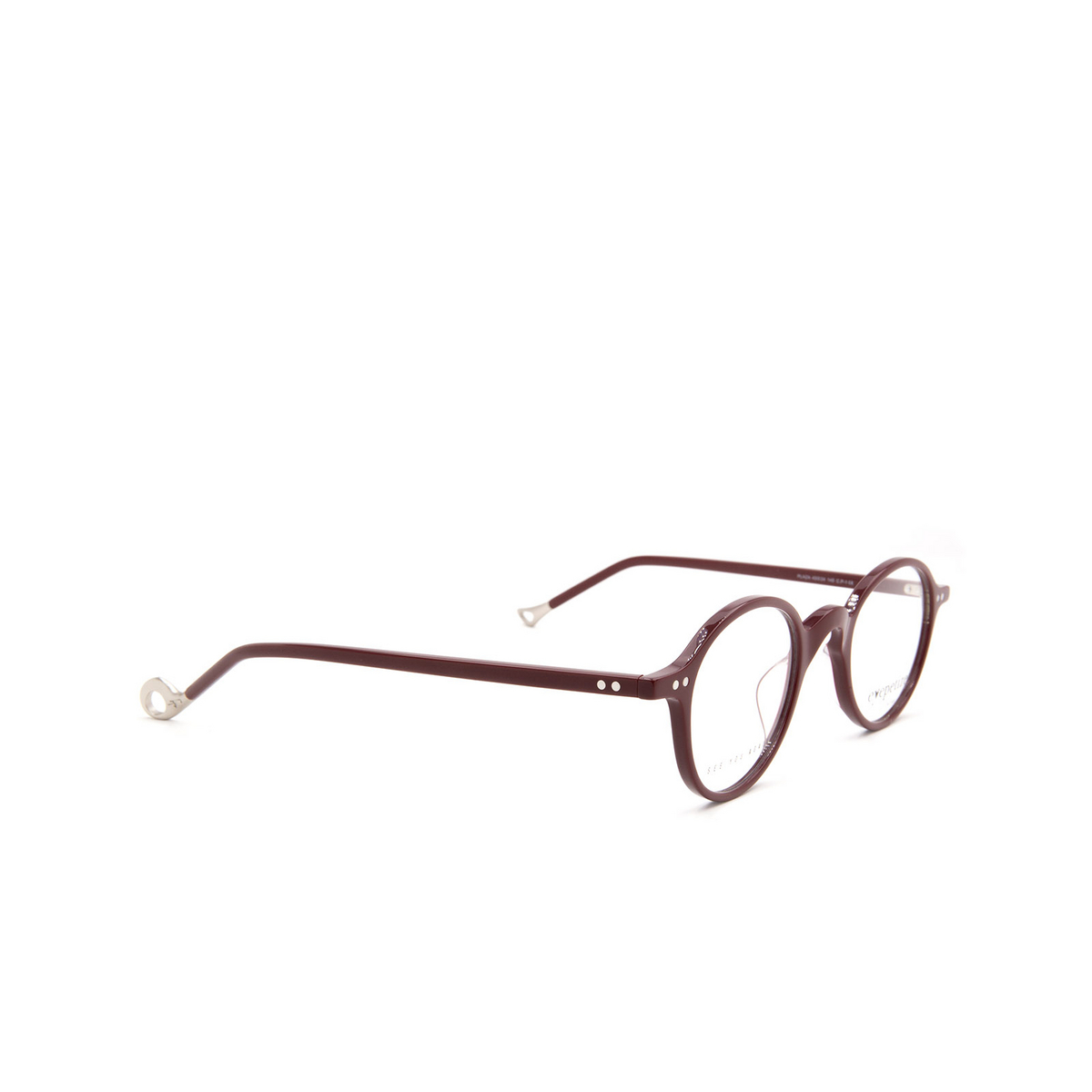 Eyepetizer PLAZA Eyeglasses C P-1 Bordeaux - three-quarters view