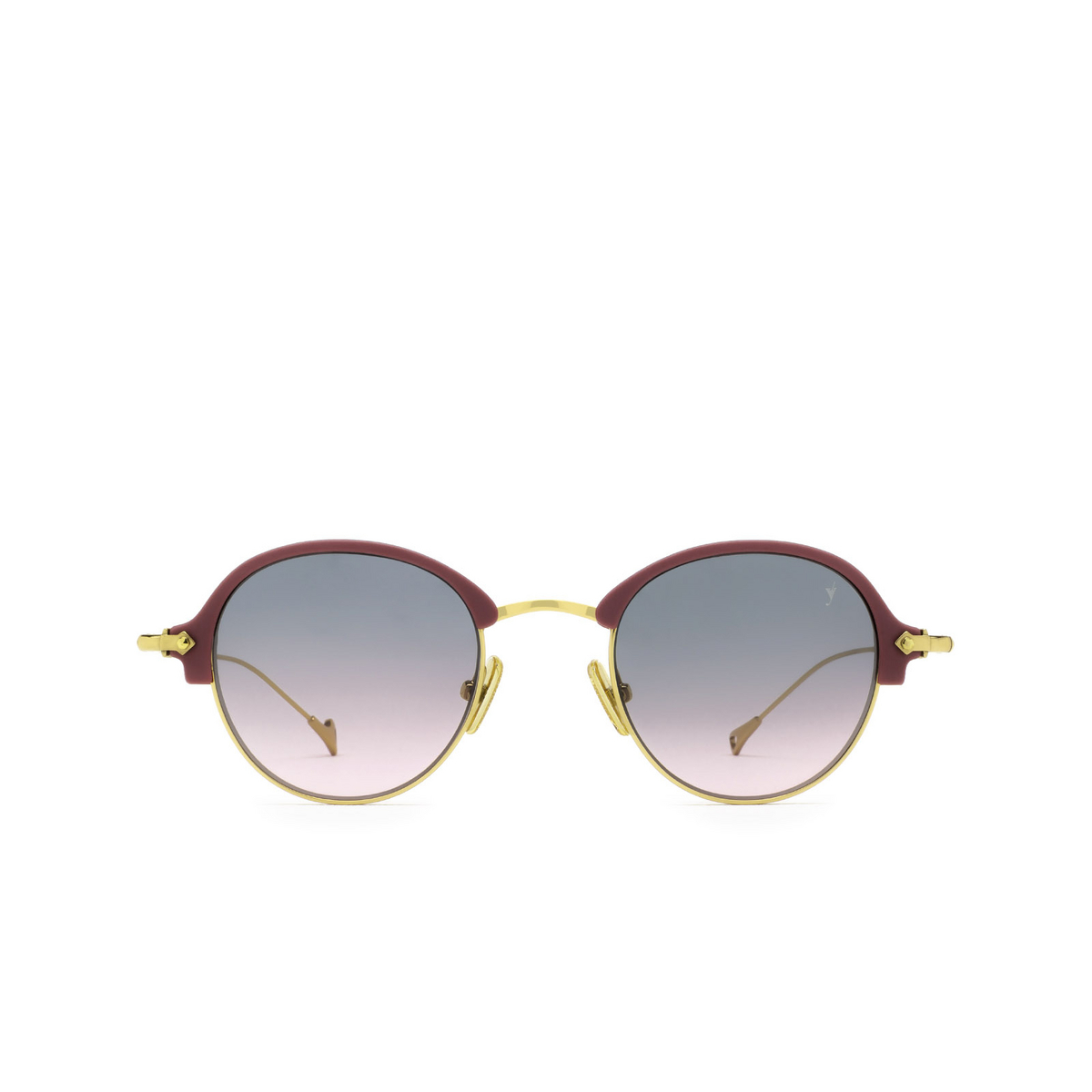 Eyepetizer® Round Sunglasses: Robert color Cyclamen Matt C.Q-4-20 - front view.