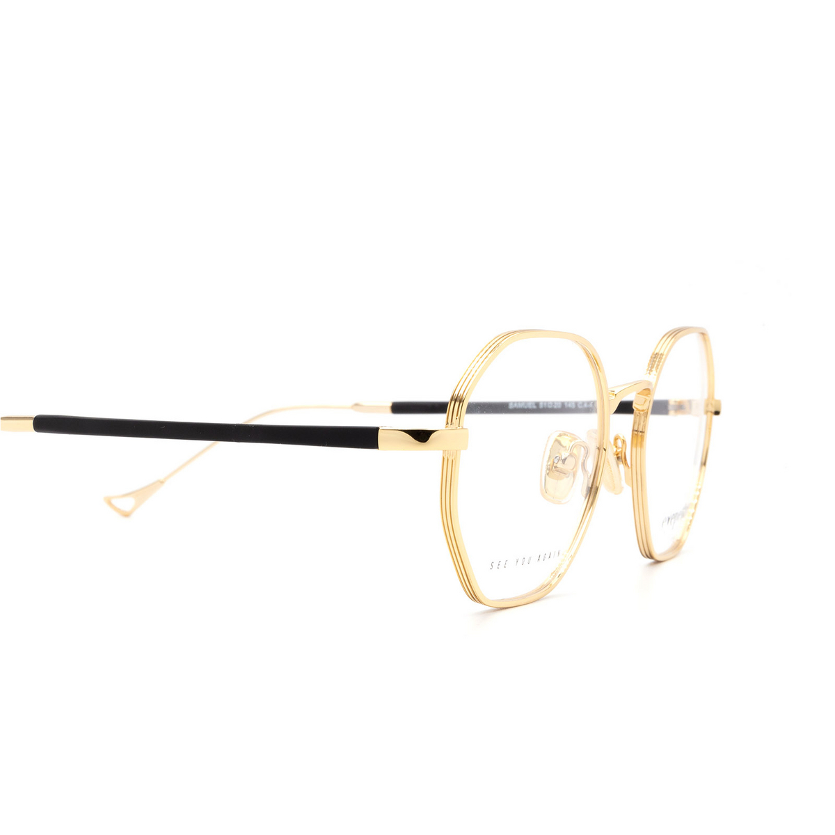 Eyepetizer® Irregular Eyeglasses: Samuel color Gold C 4-A - product thumbnail 3/3.