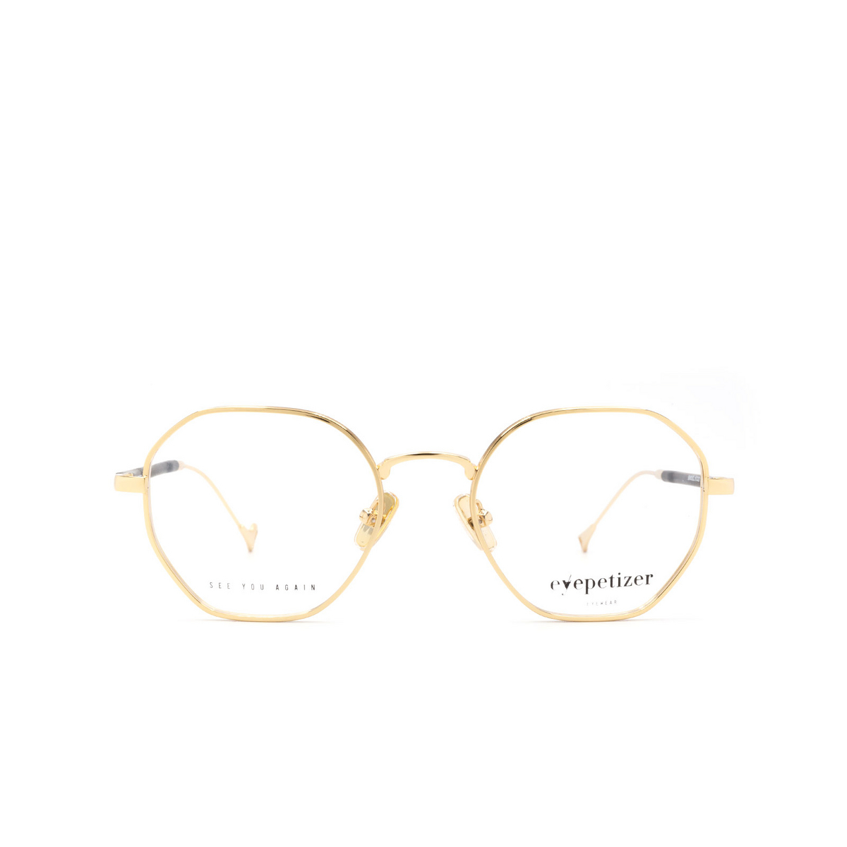 Eyepetizer® Irregular Eyeglasses: Samuel color Gold C 4-A - product thumbnail 1/3.