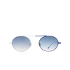 Eyepetizer S.EULARIA Sonnenbrillen C.19-12F white & blue - Produkt-Miniaturansicht 1/4