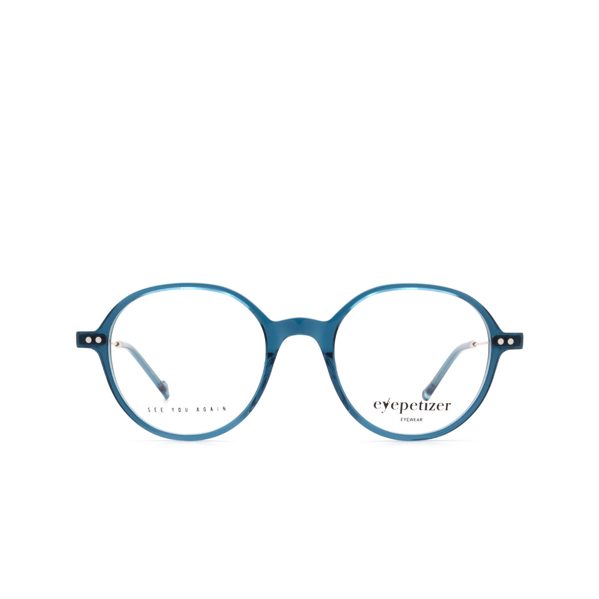 Eyepetizer SIX Eyeglasses C.1-Z Transparent Blue - front view