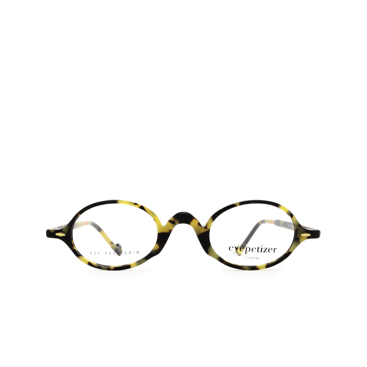 Eyepetizer® Oval Eyeglasses: Stijl color Avana C.f-i - front view.