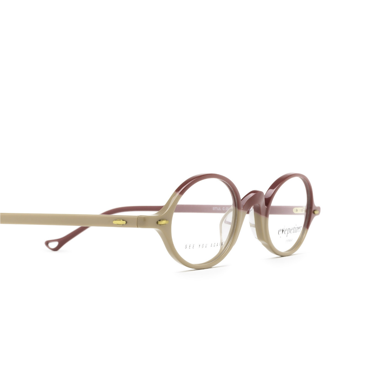 Eyepetizer® Oval Eyeglasses: Stijl color Powder Pink And Cyclamen C.o/j - 3/3.