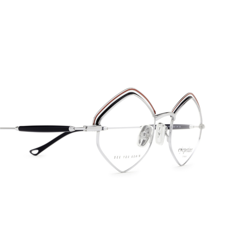 Lunettes de vue Eyepetizer TOMBER C.1 blue and silver - 3/4