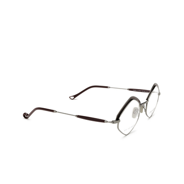 Eyepetizer TOMBER Eyeglasses C.3 bordeaux and gun - three-quarters view