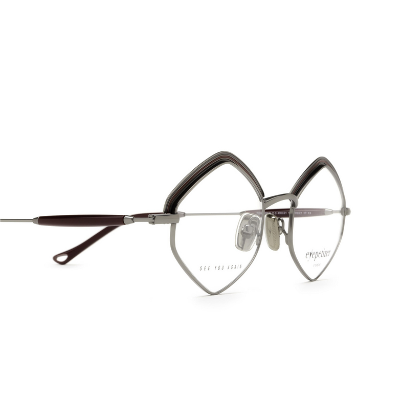 Eyepetizer TOMBER Eyeglasses C.3 bordeaux and gun - 3/4