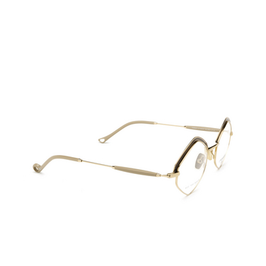 Eyepetizer TOMBER Eyeglasses C.9 beige and rose gold - three-quarters view