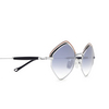 Eyepetizer TOMBER Sunglasses C.1-26F blue and silver - product thumbnail 3/4