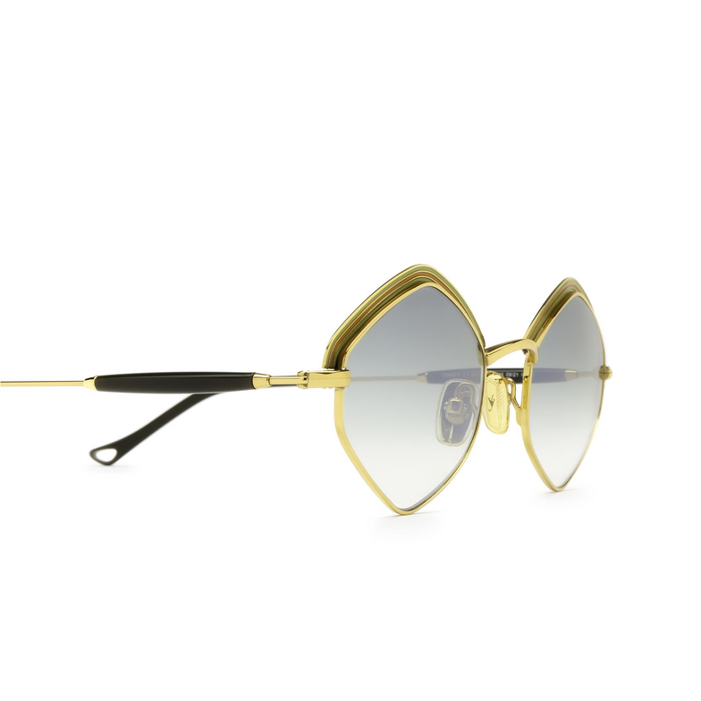 Lunettes de soleil Eyepetizer TOMBER SUN C.4-25F green and gold - 3/4