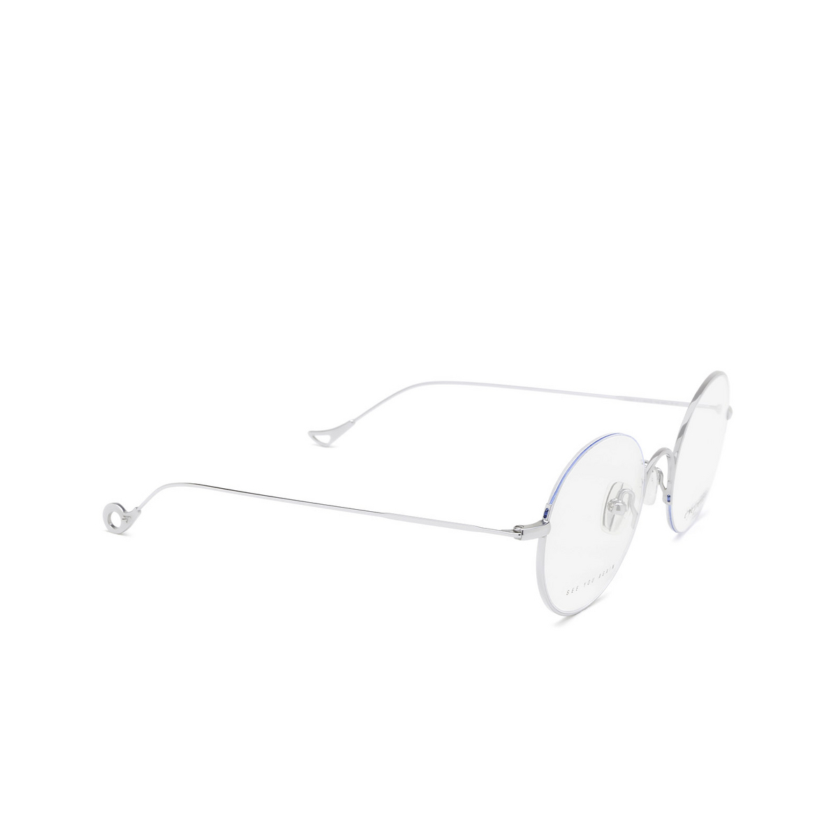 Eyepetizer TONDO Eyeglasses C.1 Silver - three-quarters view