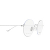 Eyepetizer® Round Eyeglasses: Tondo color Silver C.1 - product thumbnail 3/3.