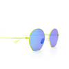 Gafas de sol Eyepetizer TRIOMPHE C.12-36 green lime - Miniatura del producto 3/4
