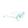 Eyepetizer TRIOMPHE Sunglasses C.14-21 turquoise - product thumbnail 2/4
