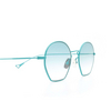 Occhiali da sole Eyepetizer TRIOMPHE C.14-21 turquoise - anteprima prodotto 3/4