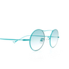 Occhiali da sole Eyepetizer VALENTIN C.14-21 turquoise - anteprima prodotto 3/4