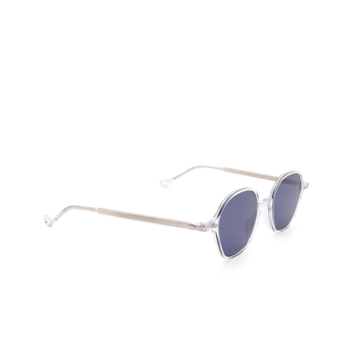 Eyepetizer® Irregular Sunglasses: Visconti color Crystal C.Y-39 - three-quarters view.