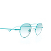Gafas de sol Eyepetizer YVES C.14-21 turquoise - Miniatura del producto 3/4