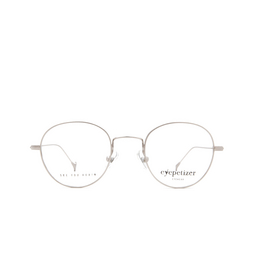 Eyepetizer® Round Eyeglasses: Zelda color Matte Silver C 1-OP.