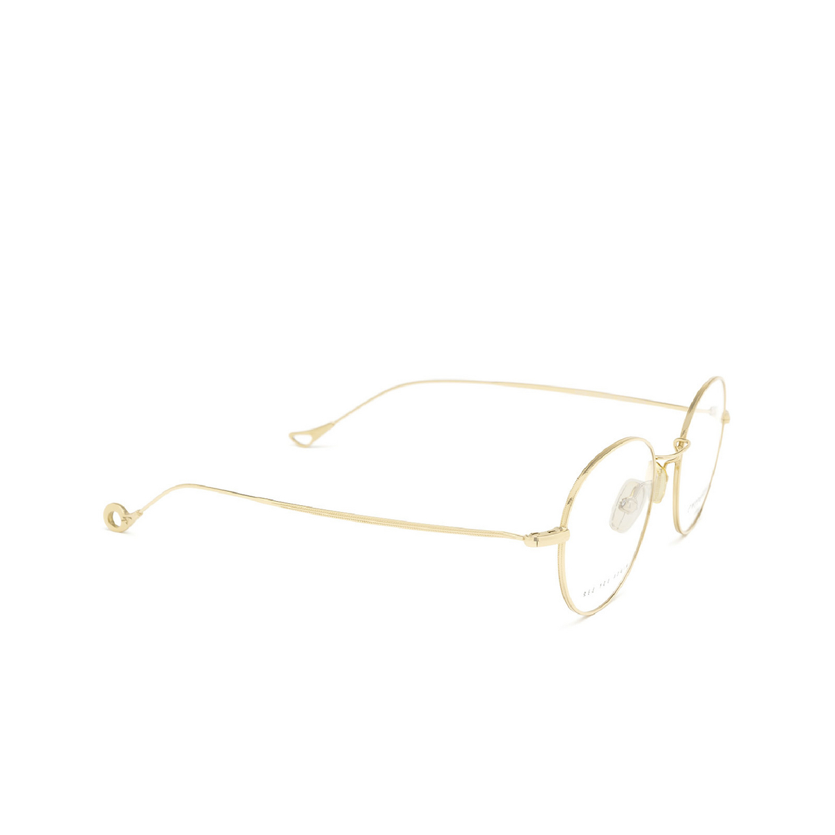 Eyepetizer® Round Eyeglasses: Zelda Vintage color Rose Gold C.9 - three-quarters view.