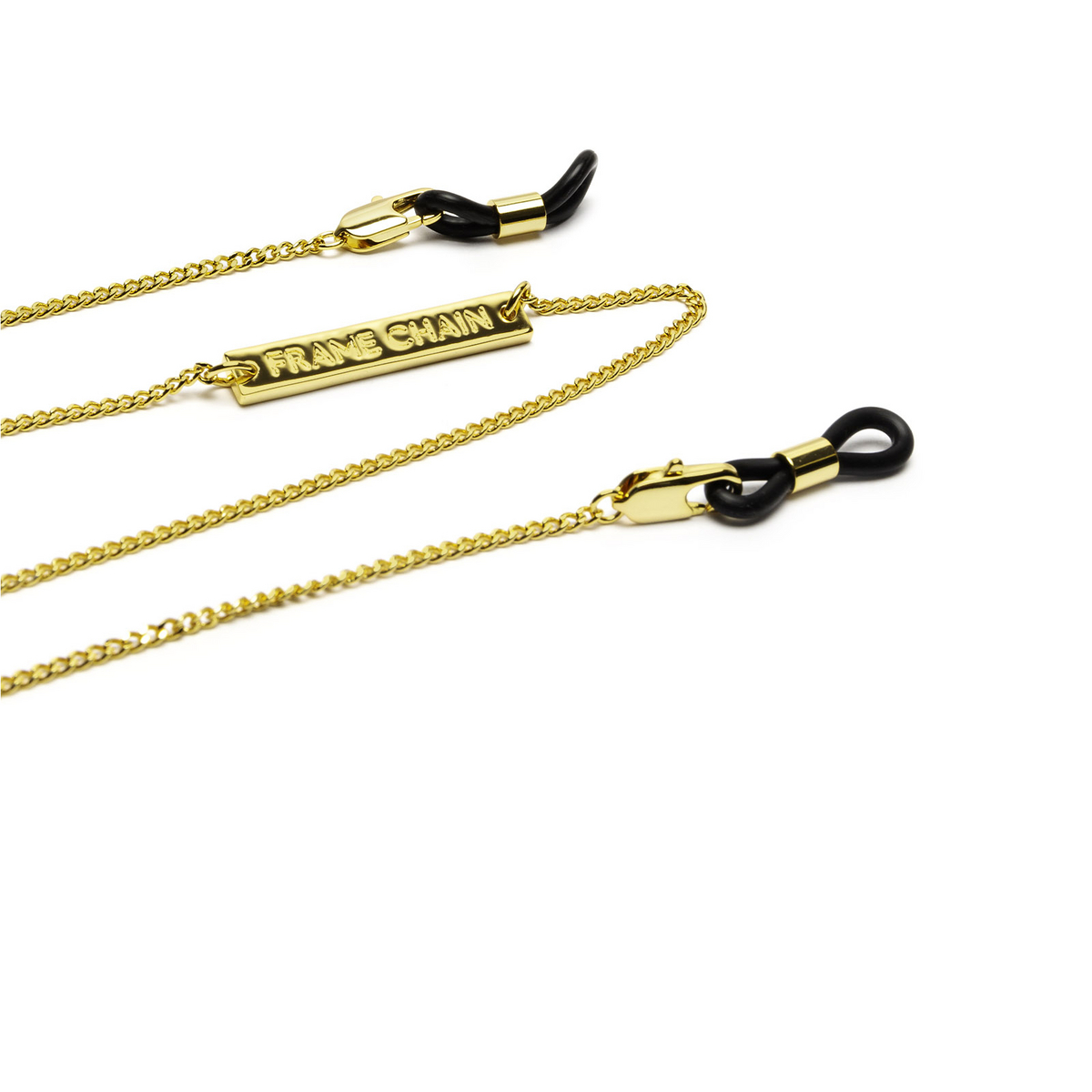 Frame Chain® Accessories: Alan color Yellow Gold - front view.