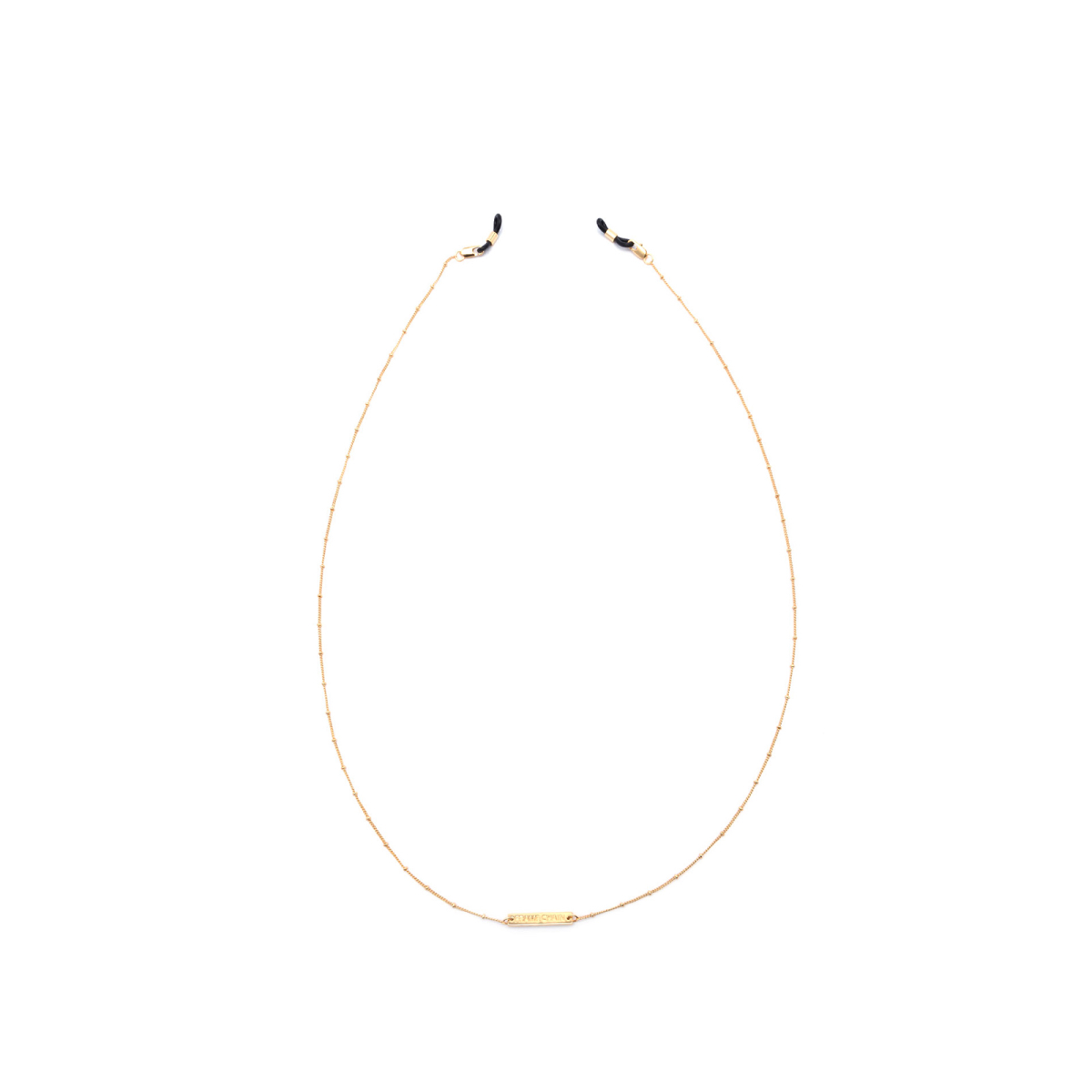 Frame Chain DOTTY YELLOW GOLD  YELLOW GOLD - three-quarters view