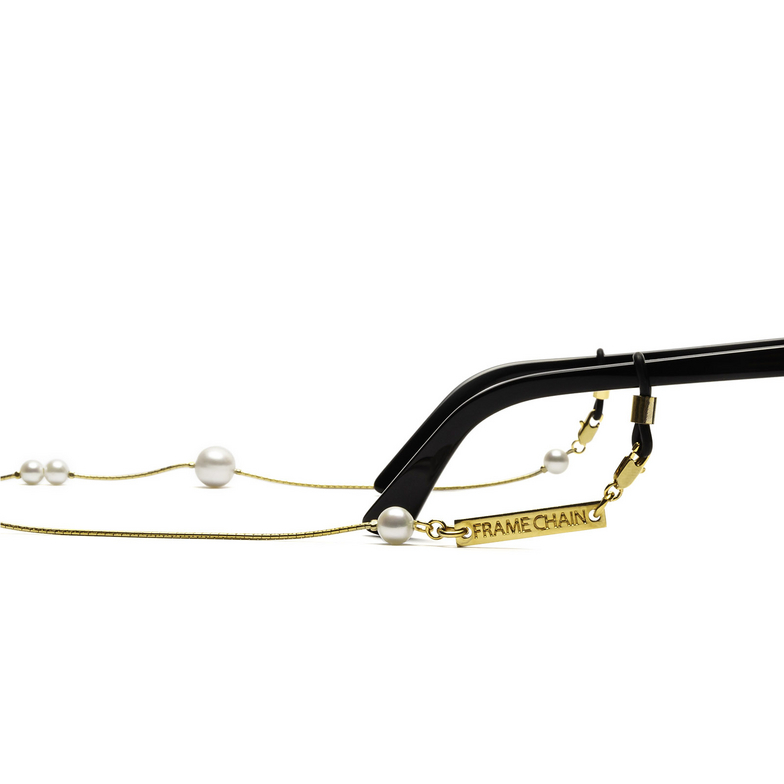 Frame Chain DROP PEARL YELLOW GOLD  YELLOW GOLD - 3/4