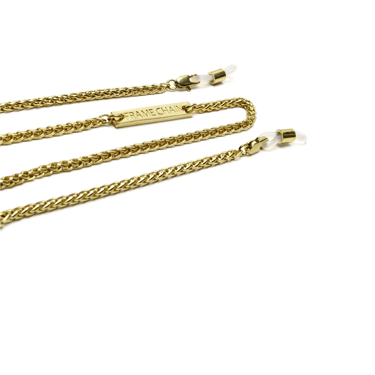 Frame Chain® Accessories: Monkey color Yellow Gold - front view.