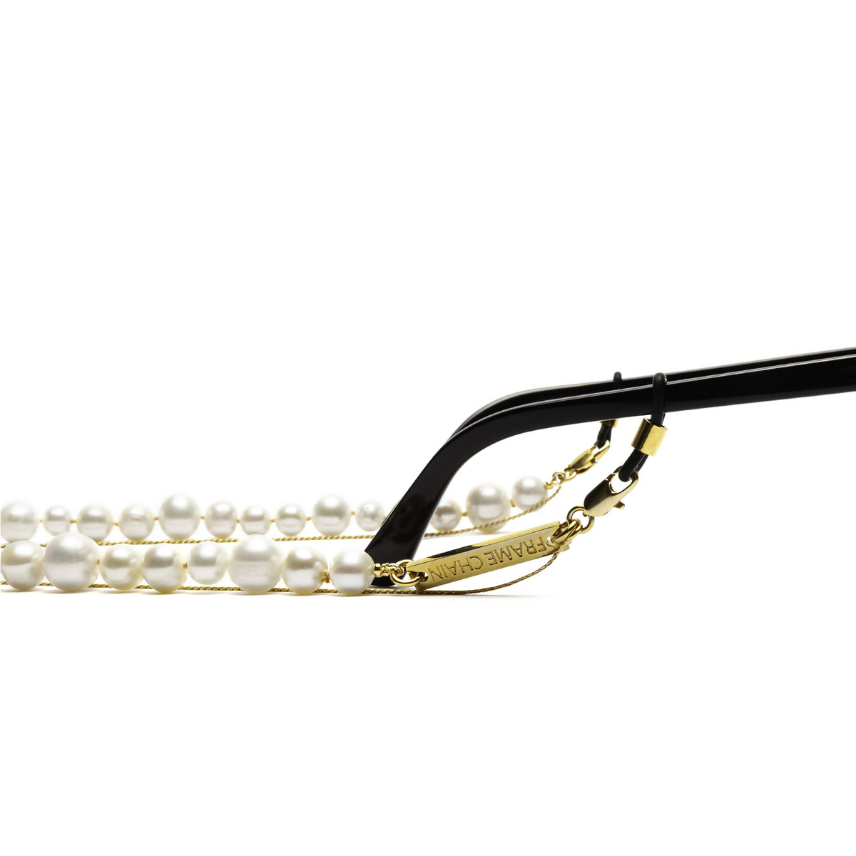 Frame Chain PEARLY PRINCESS YELLOW GOLD  YELLOW GOLD - product thumbnail 3/4