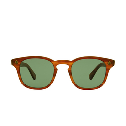 Garrett Leight® Square Sunglasses: Ace Sun color Honey Amber Tort Hat/sfpgn.