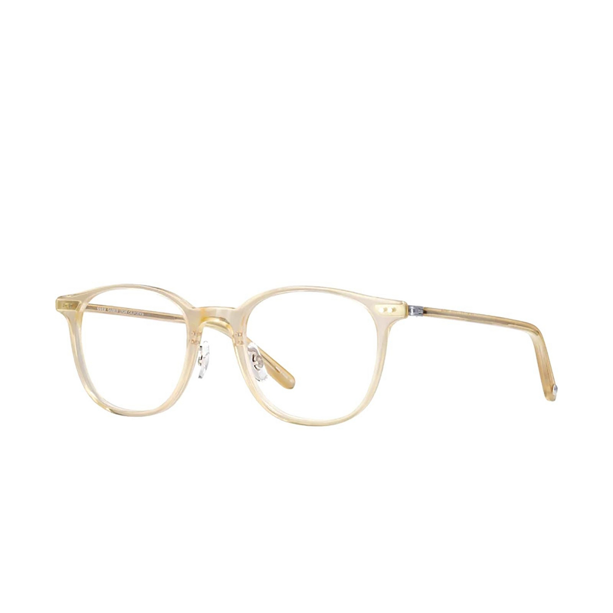 Garrett Leight BEACH Eyeglasses B-S Blonde-Silver - three-quarters view