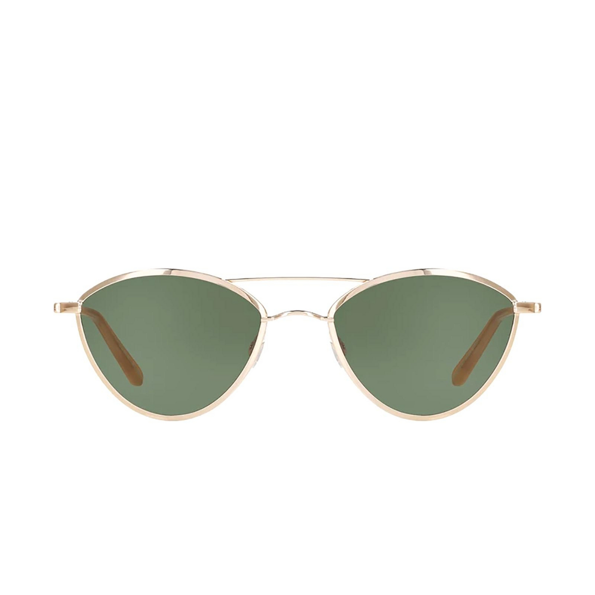 Garrett Leight BREEZE Sunglasses G-TOF/SFGRN Gold-Toffee - front view