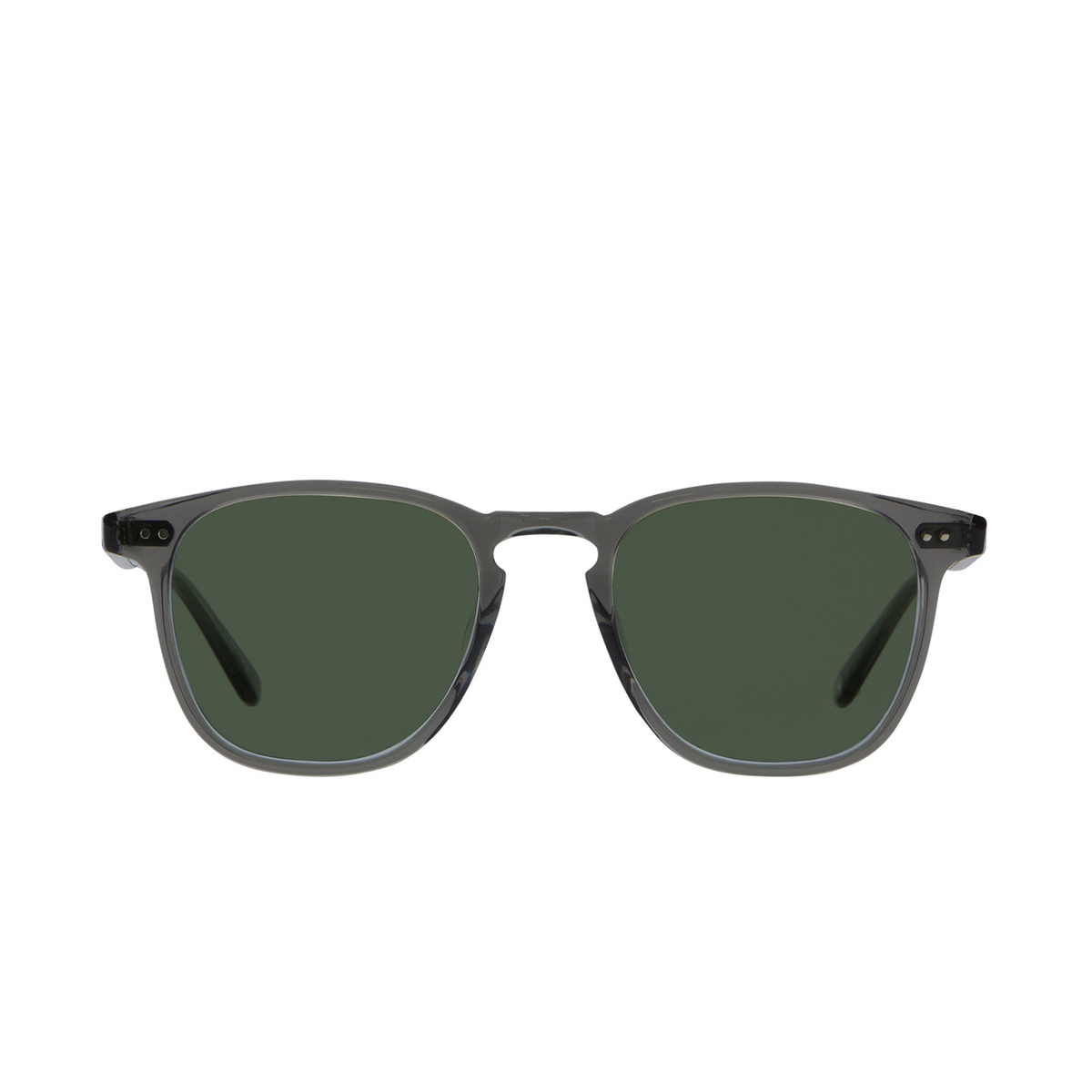 Garrett Leight BROOKS Sunglasses GCR-SFPG15 Grey Crystal - front view