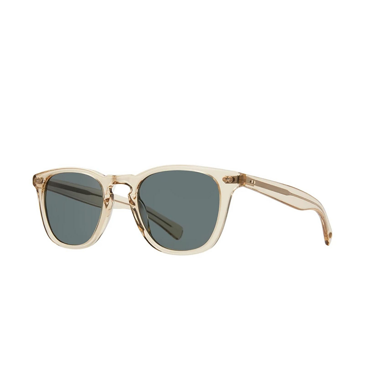 Garrett Leight BROOKS X Sunglasses CH/BS Champagne - three-quarters view