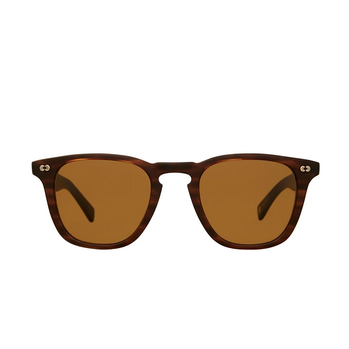 Garrett Leight® Square Sunglasses: Brooks X Sun color Matte Brandy Tort Mbrt/pbn - front view.