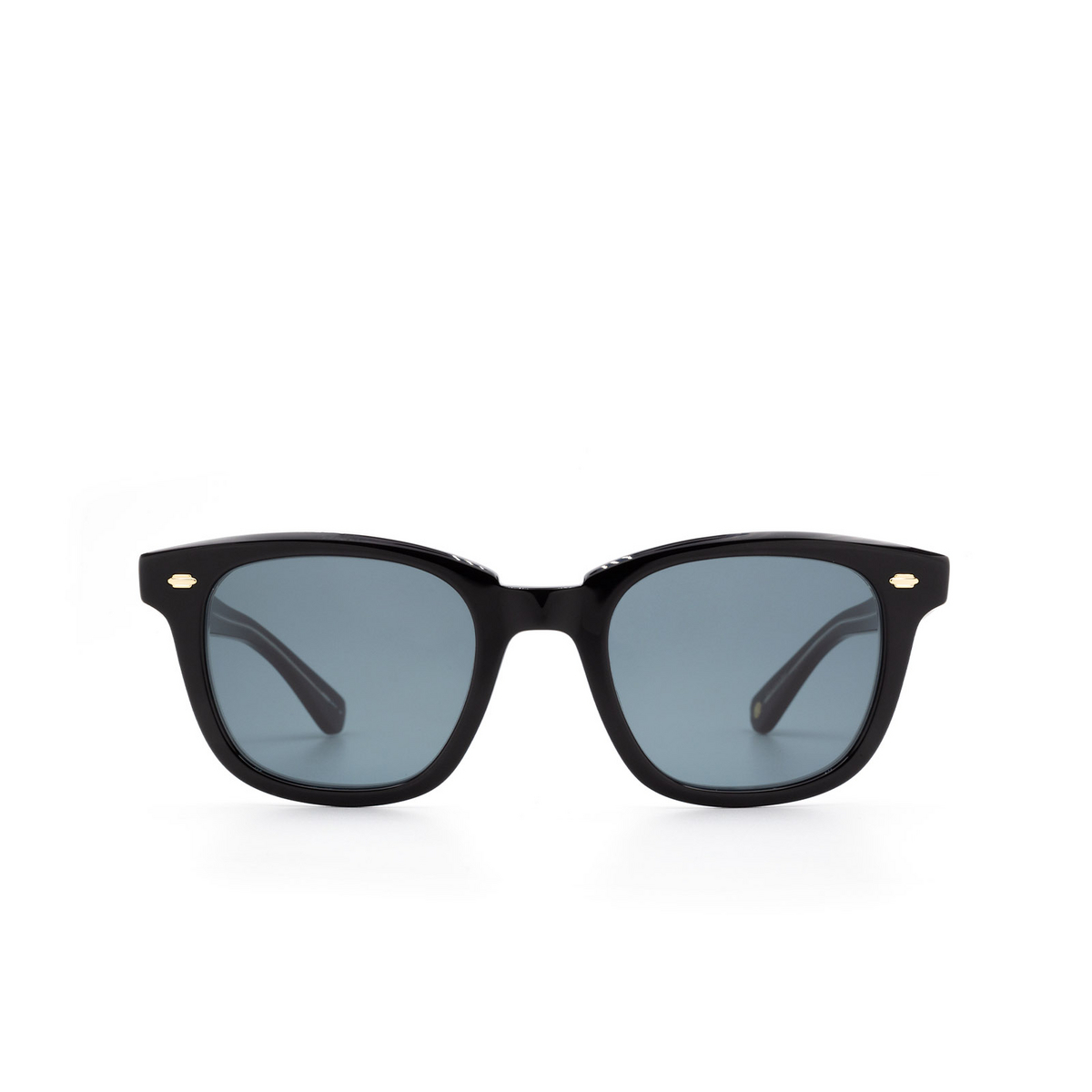 Garrett Leight CALABAR Sunglasses BKLCY-SFBS Black Laminate - front view